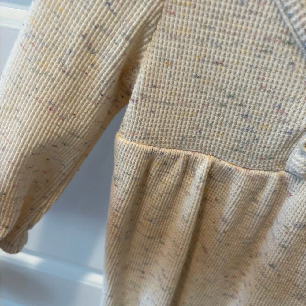 GAP Cream Waffle Weave Playsuit